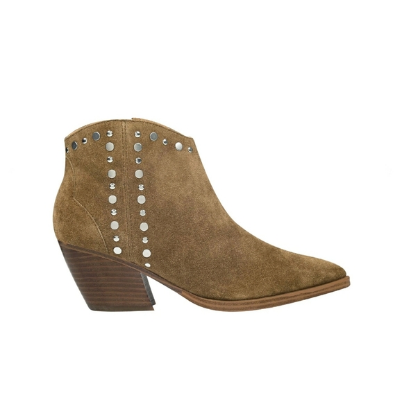 Western Chic Marc Fisher LTD Soft Suede Booties - Picture 2 of 4